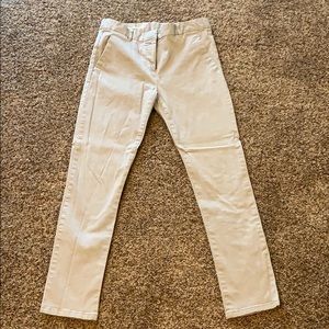 Light gray “skinny crop” khakis by Gap. Size 2